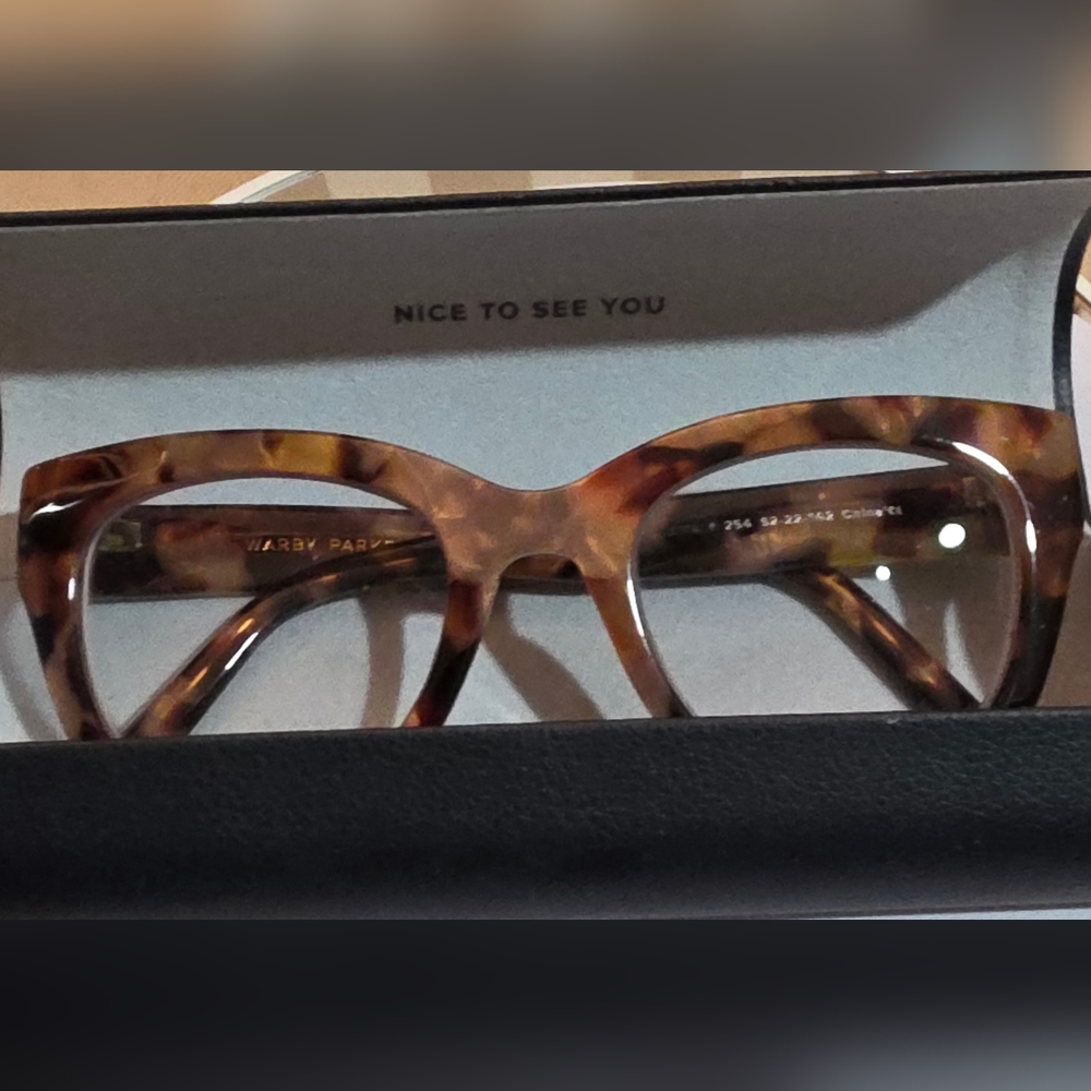WARBY PARKER TORTOISE EYEGLASS FRAMES EXCELLENT CONDITION - Picture 3 of 6